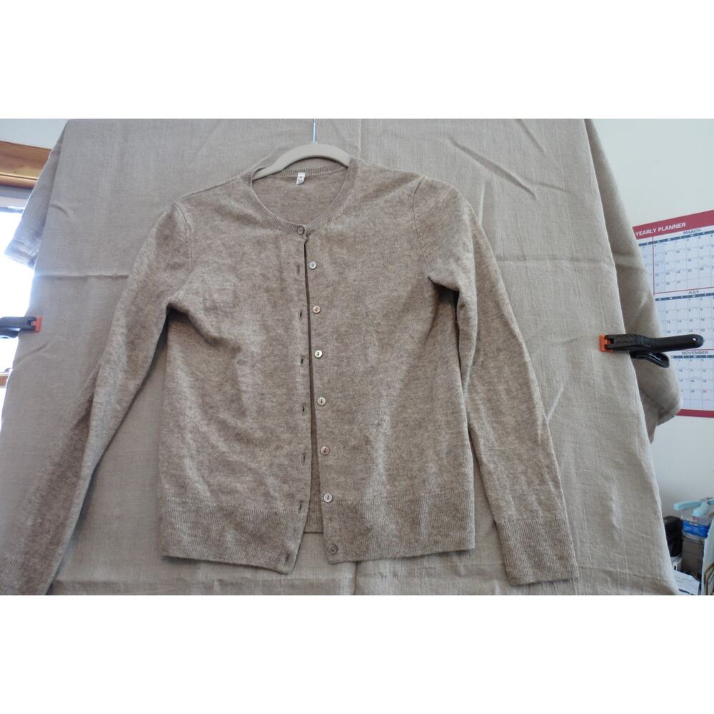 MUJI Yak Hair Wool Cardigan | Japanese Minimalist | Size S | Quiet Luxury